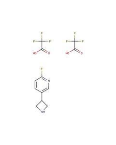 Astatech 5-(AZETIDIN-3-YL)-2-FLUOROPYRIDINE BIS(2,2,2-TRIFLUOROACETATE); 1G; Purity 95%; MDL-MFCD31737289